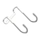 thumbnail image 1 of Yuarrent Percha pequeña de acero inoxidable, instalación práctica, gancho trasero para puerta, ganchos de almacenamiento, accesorios para el Almacenamiento y organización del hogar Tipo 1, 1 of 6