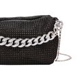 thumbnail image 2 of Bolso elegante para mujer, bolsos de hombro con diamantes de imitación brillantes, bolso de viaje femenino de cuero PU, 2 of 8