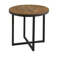 thumbnail image 3 of Wallace & Bay Oceans Round End Table, Antique Pine, 3 of 4