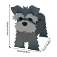 thumbnail image 3 of Hxoliqit Garden Flower Pot Dog Poodle Chihuahua Cute Animal Planters Flower Pot Dog Planter Storage Containers Dog Planters Garden Pet Dog Storage Pots Decorative Ornaments Animal Shaped(Multi-color), 3 of 4