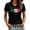 Z1Black, variant on Womens Mexico Aztec Pattern T Shirts V Neck Short Sleeve Mexico Letter Graphic Football Fan Match Day Country Pride Tee Tops