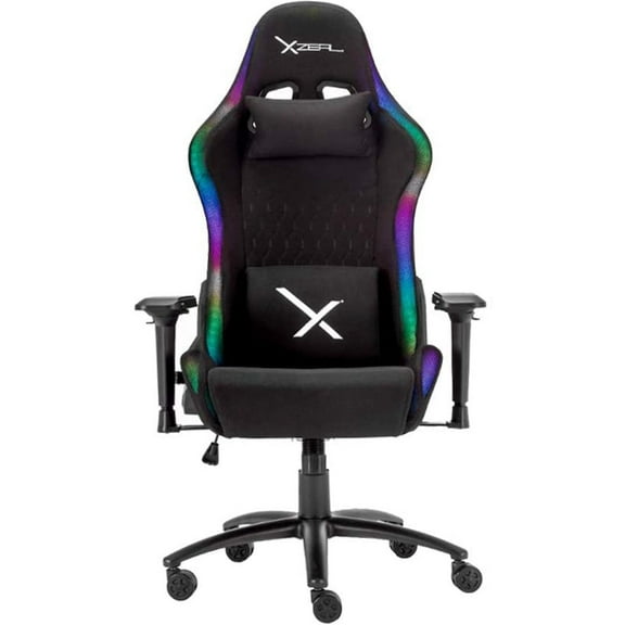 Silla Gamer Stylos XZEAL Deportiva Ergonomica Reclinable RGB XZ15