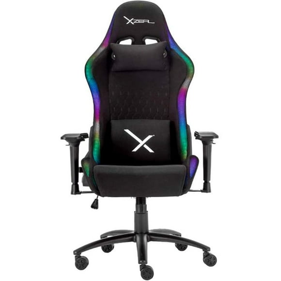 Silla Gamer Stylos XZEAL Deportiva Ergonomica Reclinable RGB XZ15