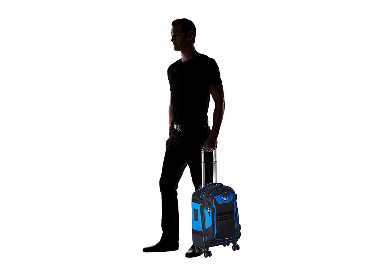 Travelpro Bold-Softside Expandable Luggage with Spinner Wheels Blue/Black