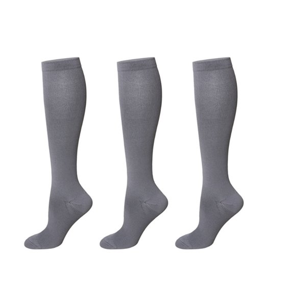 TELOLY Compression Socks,Soft Nylon Sport Socks for Multi-Activity Use,Odor-Resistant Running Socks for Fresh Feet,Comfortable Compression Socks for Improved Endurance