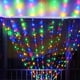 thumbnail image 5 of Luces de cortina Hermosas luces de colores Luces de hadas LED flexibles con control remoto para decoración de ventanas, fiestas, lámpara de cortina de alambre de cobre, 5 of 10