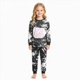 thumbnail image 6 of KPOPLK Girls Halloween Outfit Set 2-8T Two Piece Cute Print Long Sleeve Crewneck Pajamas Toddler Girl Sleepwear Jammies Size 3Y, 6 of 8