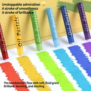 Truecolor Professional Soft Oil Pastels Set, 3 Color Collections, Hard Storage Case, Extra White, Blendable for Scraping & Layering Art