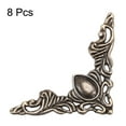 thumbnail image 3 of Uxcell Metal Box Corner Protectors Vintage Decor Edge Guard Protector 40 x 40 x 55mm Bronze Tone 8Pcs, 3 of 3