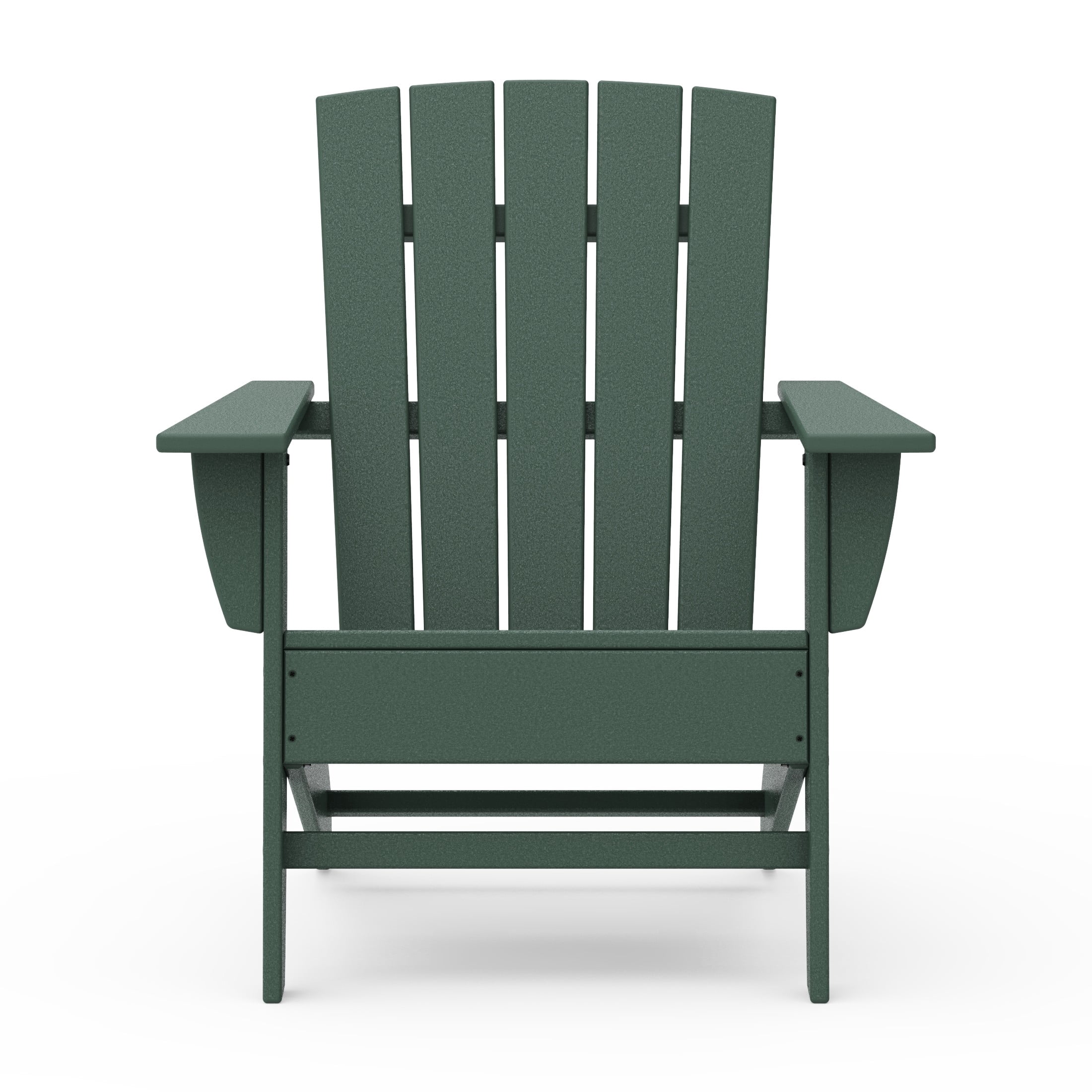 Better Homes & Gardens by POLYWOOD Southlake Outdoor Modern Adirondack Chair, All-Weather HDPE, Patio Seat, Green