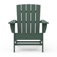 thumbnail image 3 of Better Homes & Gardens by POLYWOOD Southlake Outdoor Modern Adirondack Chair, All-Weather HDPE, Patio Seat, Green, 3 of 8