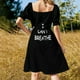 thumbnail image 3 of No puedo respirar camisa Vestido de manga corta vestidos de cóctel vestidos de mujer para mujer 2025 vestidos de mujer para ocasis especiales, 3 of 6