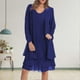 thumbnail image 4 of Chiffon Dress Coat for Party - Plus Size Relaxed Fit Outfit Set, 4 of 5