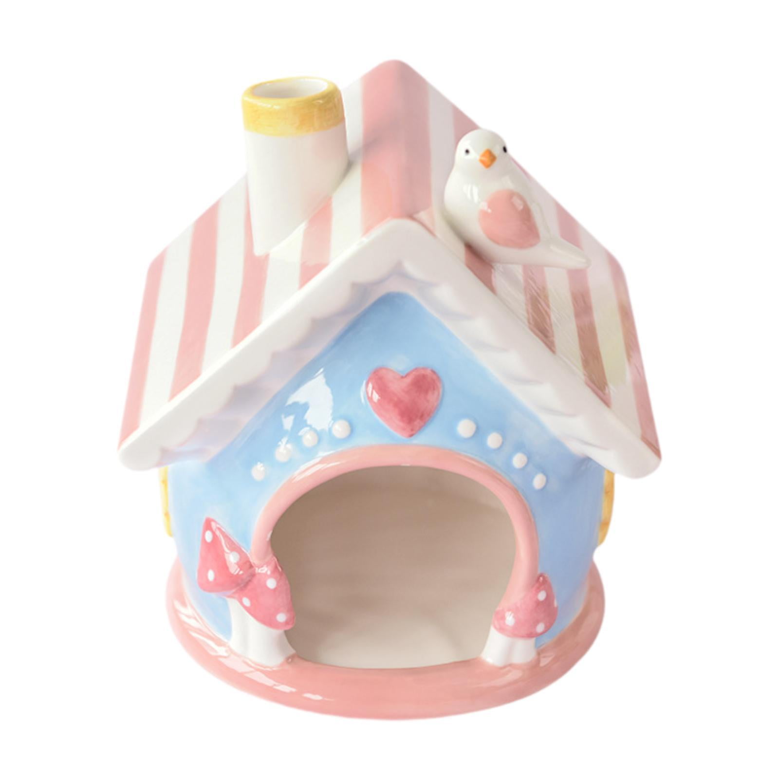 Serenable Hamster House Small Pets Play Hut Decoration Cage Accessories Play and Rest for Squirrels Dwarf Hamster Guinea Pig Chinchilla