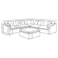 thumbnail image 5 of Pemberly Row 6-piece Fabric Upholstered Modular Sectional Off White, 5 of 13