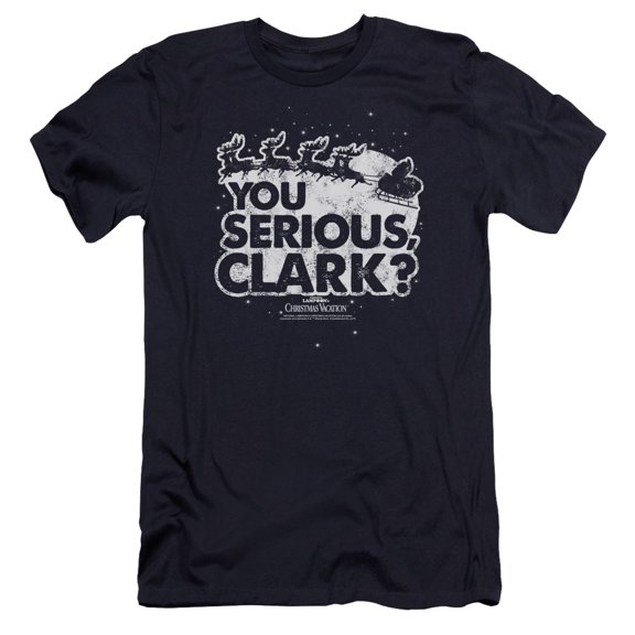 Christmas Vacation - You Serious Clark - Premium Slim Fit Short Sleeve Shirt - Medium