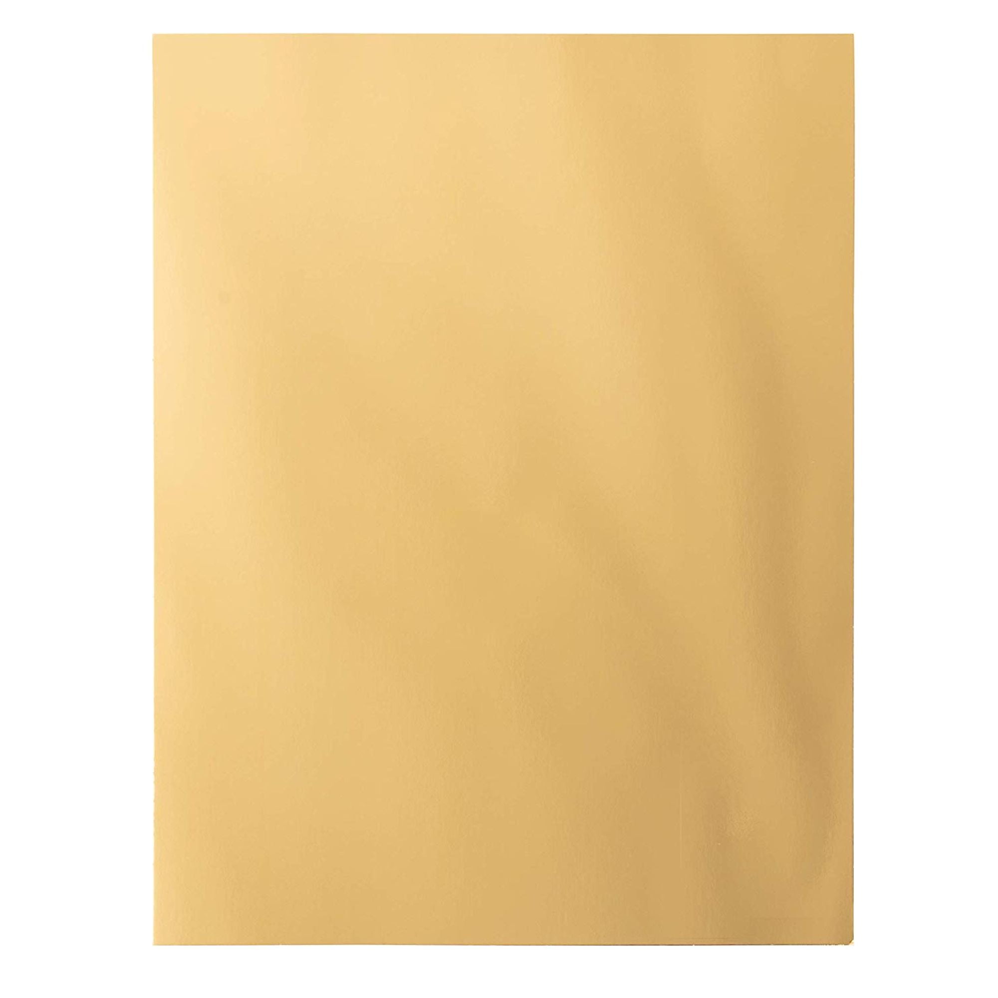 Foil Cardstock 24Pack Gold Foil Metallic Mirror Board Sheets for