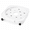 White, variant on Lethargic 5 Gallon Bucket Dolly with Wheels, 12.8"D x 12.2"W x 1.97"H, PP Rolling Bucket Base with 4 Swivel Casters for Standard 5-Gallon Buckets.