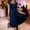 Dark Blue, variant on Velvet Dress for Women Sleeveless Ruffle V Neck Holiday Dresses Elegant Midi Formal Cocktail Party Wedding Guest Dresses Black L