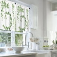 thumbnail image 2 of LALILO Kitchen Curtains and Valances Set of 3 36" Watercolor Window Treatment Tiers for Window Decor, 2 of 5