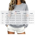 thumbnail image 3 of Vynhevius Women's Thanksgiving Sweatshirt Crew Neck Long Sleeve Loose Casual Pullover Top, 3 of 6