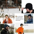 thumbnail image 5 of IDALL Winter Beanie with Brim and Ear Flaps for Men, Knitted hat with Fleece Lining for Warmth Caps for Men Women Gray One Size, 5 of 9
