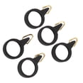 thumbnail image 1 of Fishing Rod Accessory, 5pcs Fishing Rod Hook Holder Rubber Circle Stainless Steel Fishing Pole Hook Keeper For Bait Tool, 1 of 8