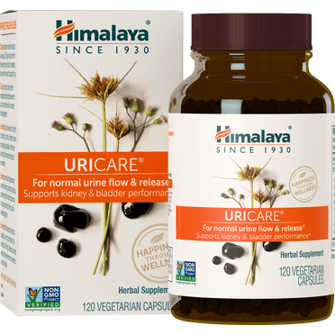 Himalaya UriCare Herbal Supplement, Kidney & Bladder Support, Urinary Tract & Urine Flow Support, 120 Capsules