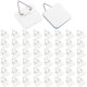 thumbnail image 1 of 50 Piezas Colgadores de Placa para Soporte de Placa de Pared Ganchos para Placas Decorativas Adhesivo Invisible Adhesivo de 1,3 Pulgadas, 1 of 5