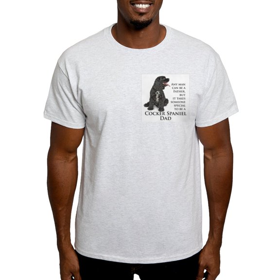 CafePress - Cocker Spaniel Dad Light T Shirt - Men's Classic Graphic T-Shirt