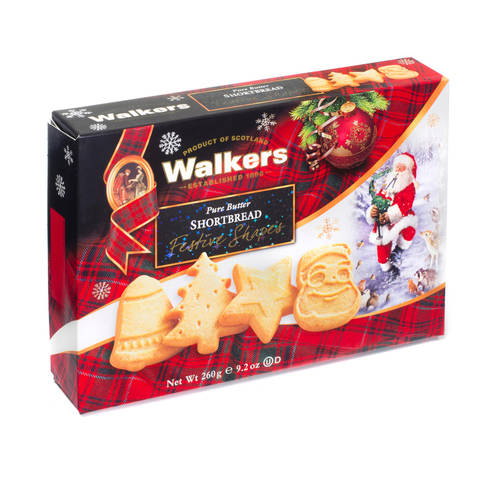 Walkers Pure Butter Holiday Shortbread Gift, 9.2 Oz.