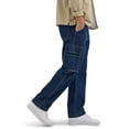 thumbnail image 3 of Wrangler® Men's Straight Leg Denim Cargo Pants, 3 of 9