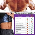 thumbnail image 4 of VASLANDA Men Waist Trainer Sauna Vest Sweat Body Shaper Slimming Polymer Weight Loss Zipper Tank Top Premium Workout Shirt, 4 of 7