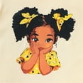 thumbnail image 6 of Shadoumai Girls Summer 2 Piece Outfits 5-14 Years Cute Ruffled Neck 1/4 Zip Short Sleeve Top and Shorts Casual Clothing Sets, 6 of 6