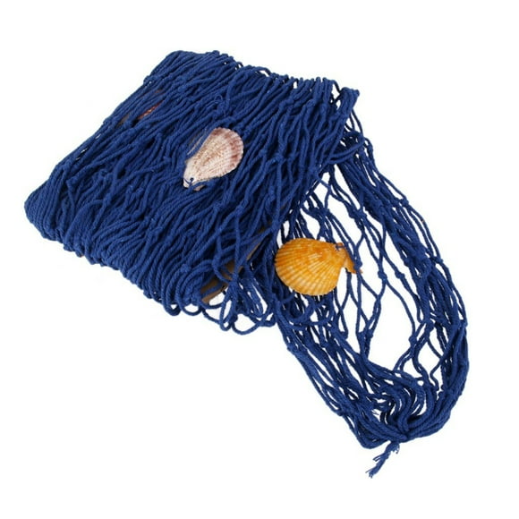 Wall Hanging Nautical Decorative Fishing Net with Shell Decors Celebrations House