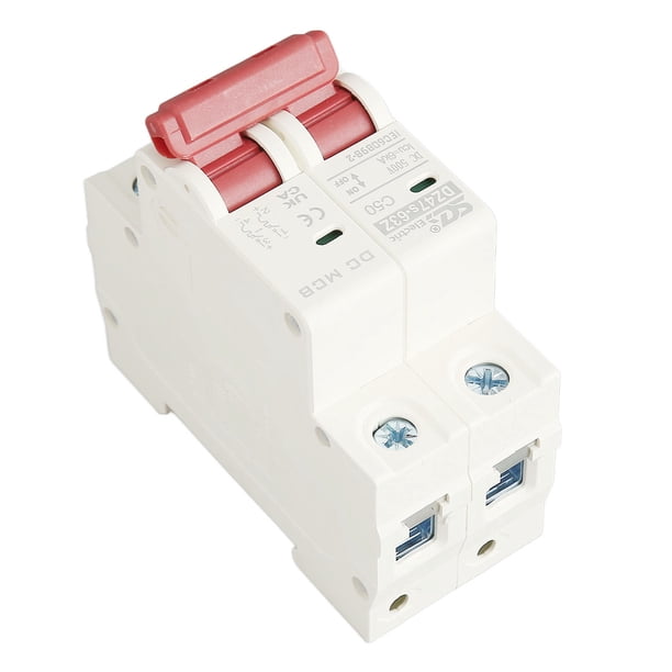 DC Miniature Circuit Breaker, Electromagnetic Tripping System 50A 500V ...