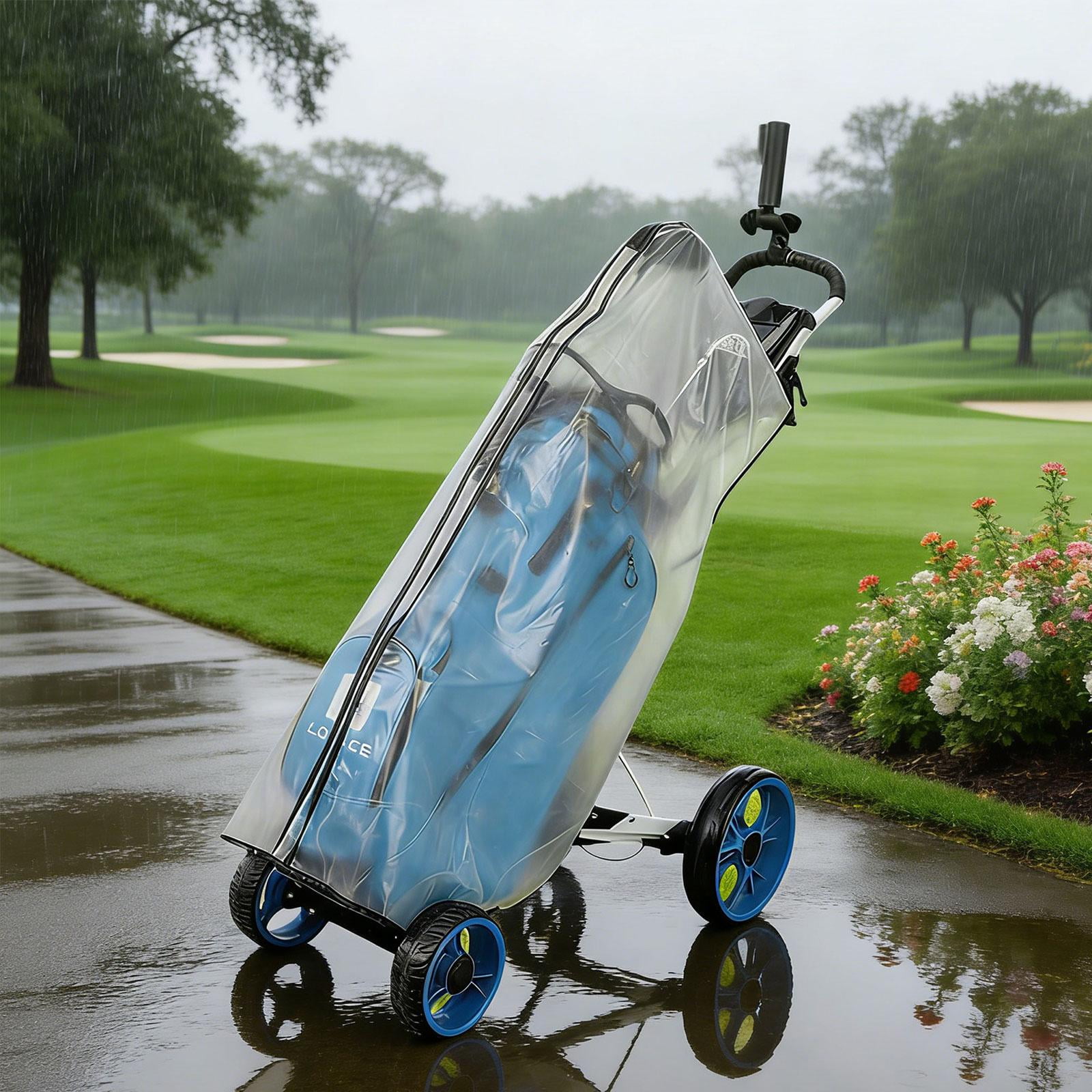 Golf Bags Rain Cover Hoods Waterproof PVC Material Universal Fit for Men Women Golfers Outdoor Use