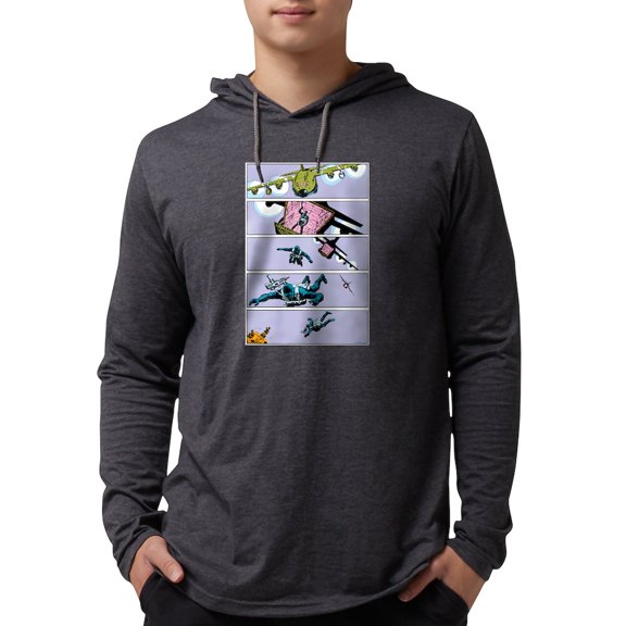 CafePress - G.I. Joe Snake Eyes Parachuting - Mens Hooded Shirt
