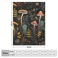 thumbnail image 4 of JRXY Mushroom Gifts Blanket  Bed Throw Blanket Soft Lightweight Cozy Warm Blankets for Kids Teens Men Women White, 4 of 6
