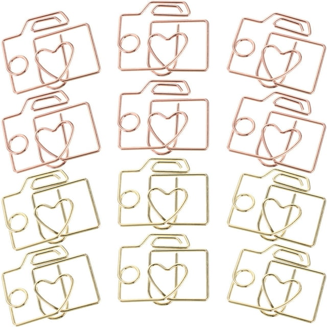 OUNONA 20Ud Clips De Papel Con Original Y Material Duradero Para Archivos