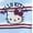 Hello Kitty Cerulean, variant on Hello Kitty Toddler Girls Graphic Striped Skater Dress with Short Sleeves, Sizes 12M-5T