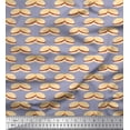thumbnail image 1 of Soimoi Japan Crepe Satin Fabric Burger Food Printed Fabric 1 Yard 42 Inch Wide, 1 of 1