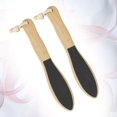 thumbnail image 2 of 2pcs Wooden Double Sided Foot File Callus Remover Pedicure File for Cracked Dead Skin Remover, 2 of 8