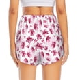 thumbnail image 4 of Fotbe Lilies Flowers Womens High Waist Running Shorts Athletic Workout Quick Dry Shorts for Women with Pockets Gym Yoga Summer Shorts-Large, 4 of 9