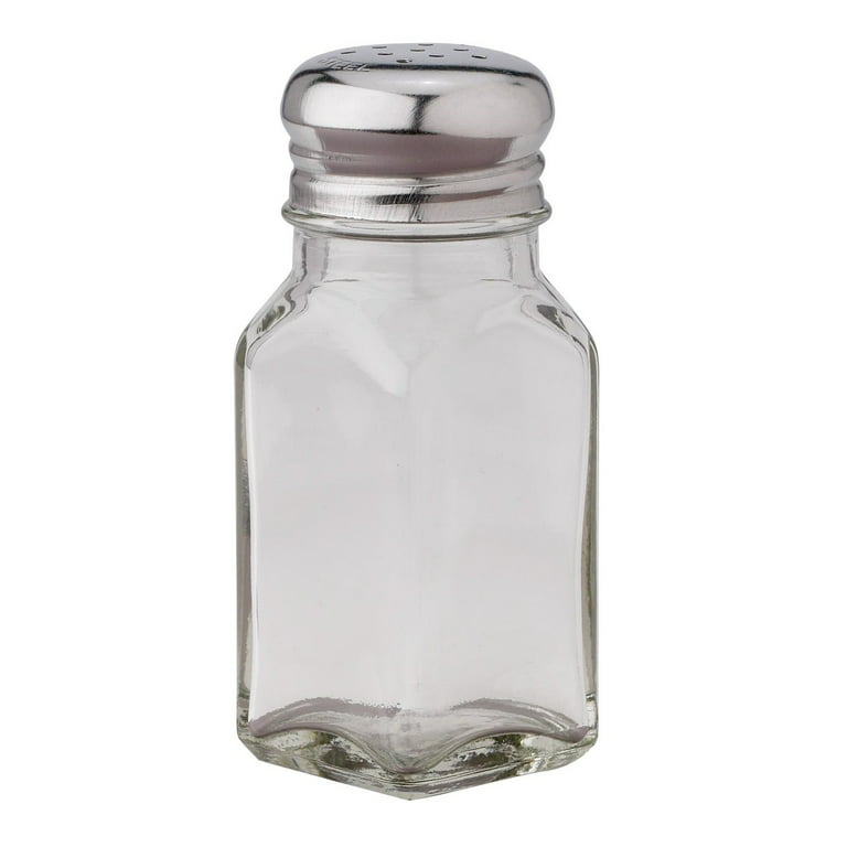 Paneled Glass 1.5 oz Salt & Pepper Shakers (24ea)