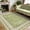 Green, variant on Memoryfield 2'x6' Runner Rug, Modern Bordered Washable Rug Non Slip Bedroom Runner Carpet for Laundry Room Kitchen, Blue