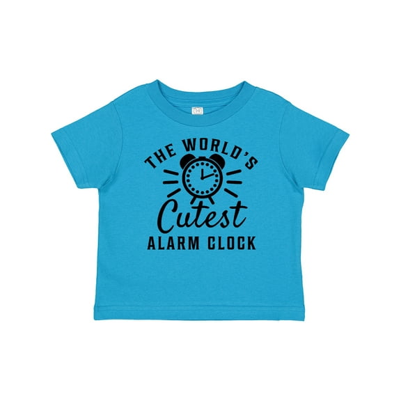 Inktastic The Worlds Cutest Alarm Clock Boys or Girls Baby T-Shirt