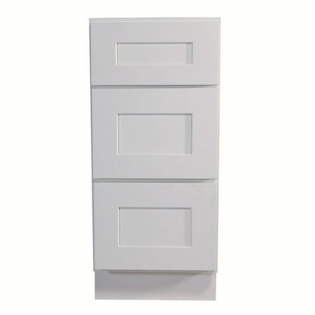 - Design House 561464 Brookings Unassembled Shaker Drawer Base Kitchen Cabinet 18x34.5x24, White