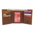 thumbnail image 2 of Marshal Capricorn Zodiac Logo RFID Blocking Real Leather Bifold Trifold Wallet for Men Trifold, 2 of 7