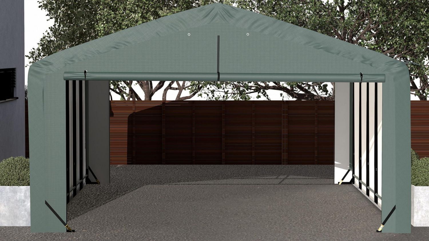 Garage ShelterTube classé vent/neige 20x27x12  Vrt
